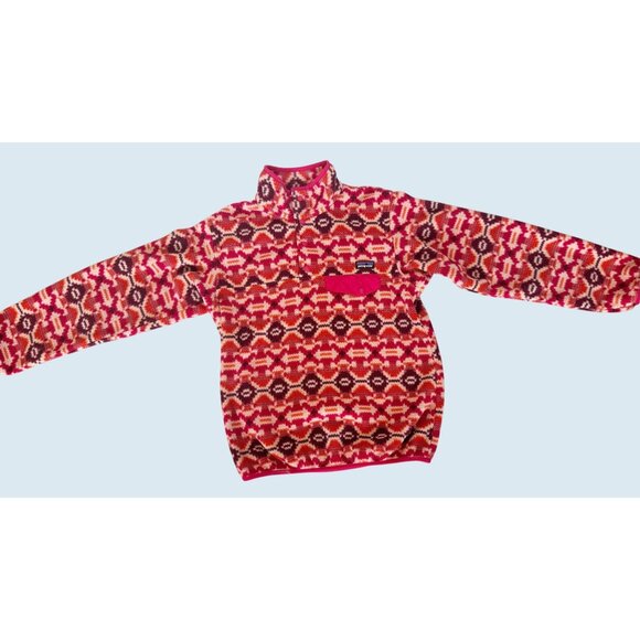 PATAGONIA Women's Synchilla Snap - T Button Fleece Pullover Size S - Picture 2 of 8